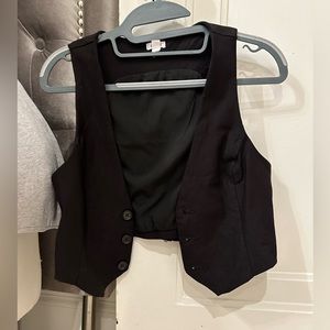 WORN ONCE - Garage cropped waistcoat